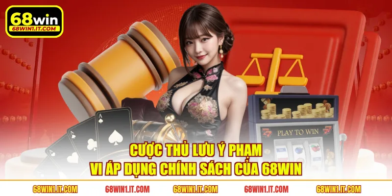 Cược thủ lưu ý phạm vi áp dụng chính sách của 68WIN