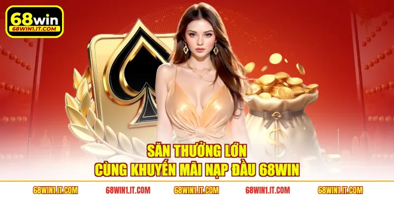 Săn thưởng lớn cùng khuyến mãi nạp đầu 68WIN